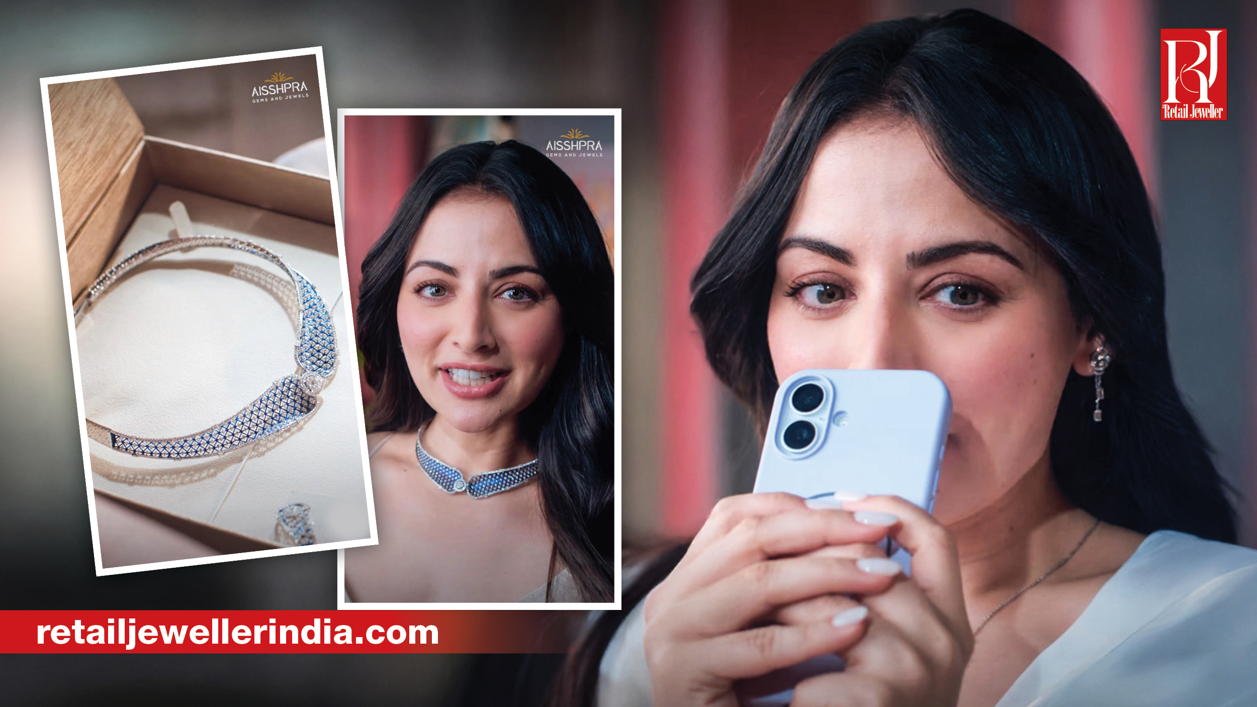 Aisshpra promotes everyday lightweight diamond jewellery with actor Zoya Afroz in its latest advertising campaign.