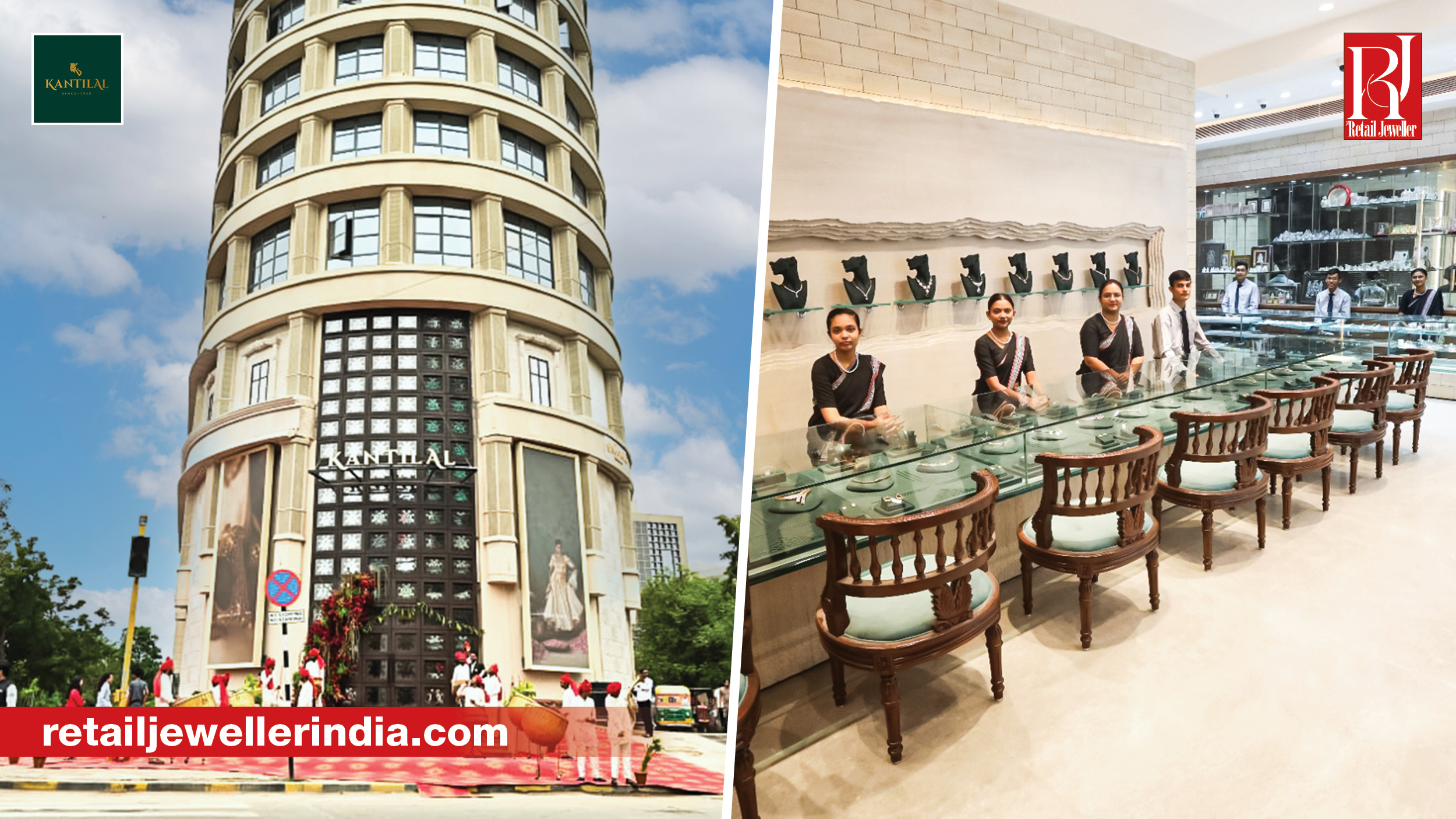 Kantilal Jewellers opens a 28,000 sq. ft flagship showroom in Vastrapur, Ahmedabad, its largest retail outlet.