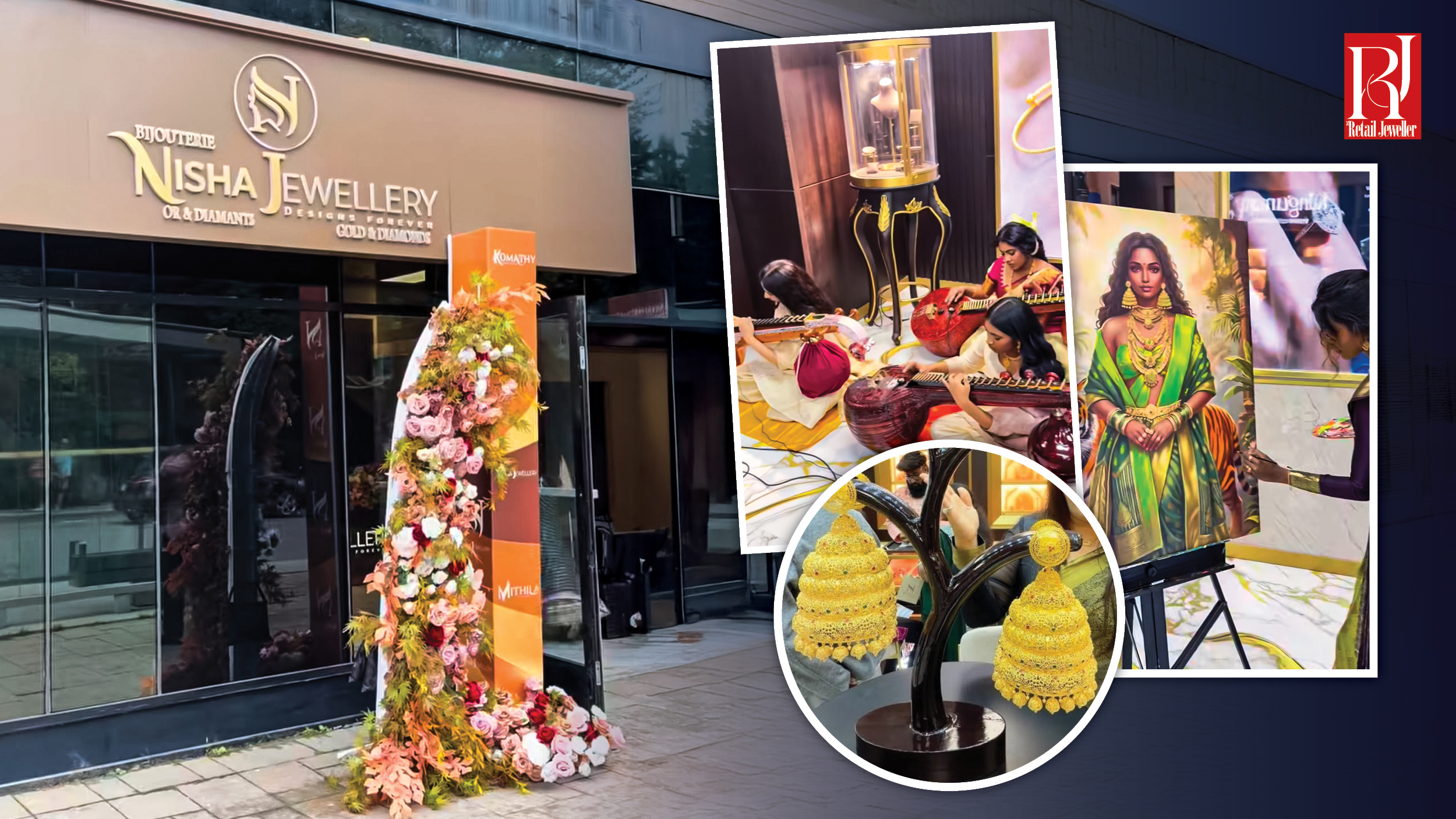 Nisha Jewellers opens second Montreal store with a 2kg gold jhumka and a broad selection of Indian jewellery.