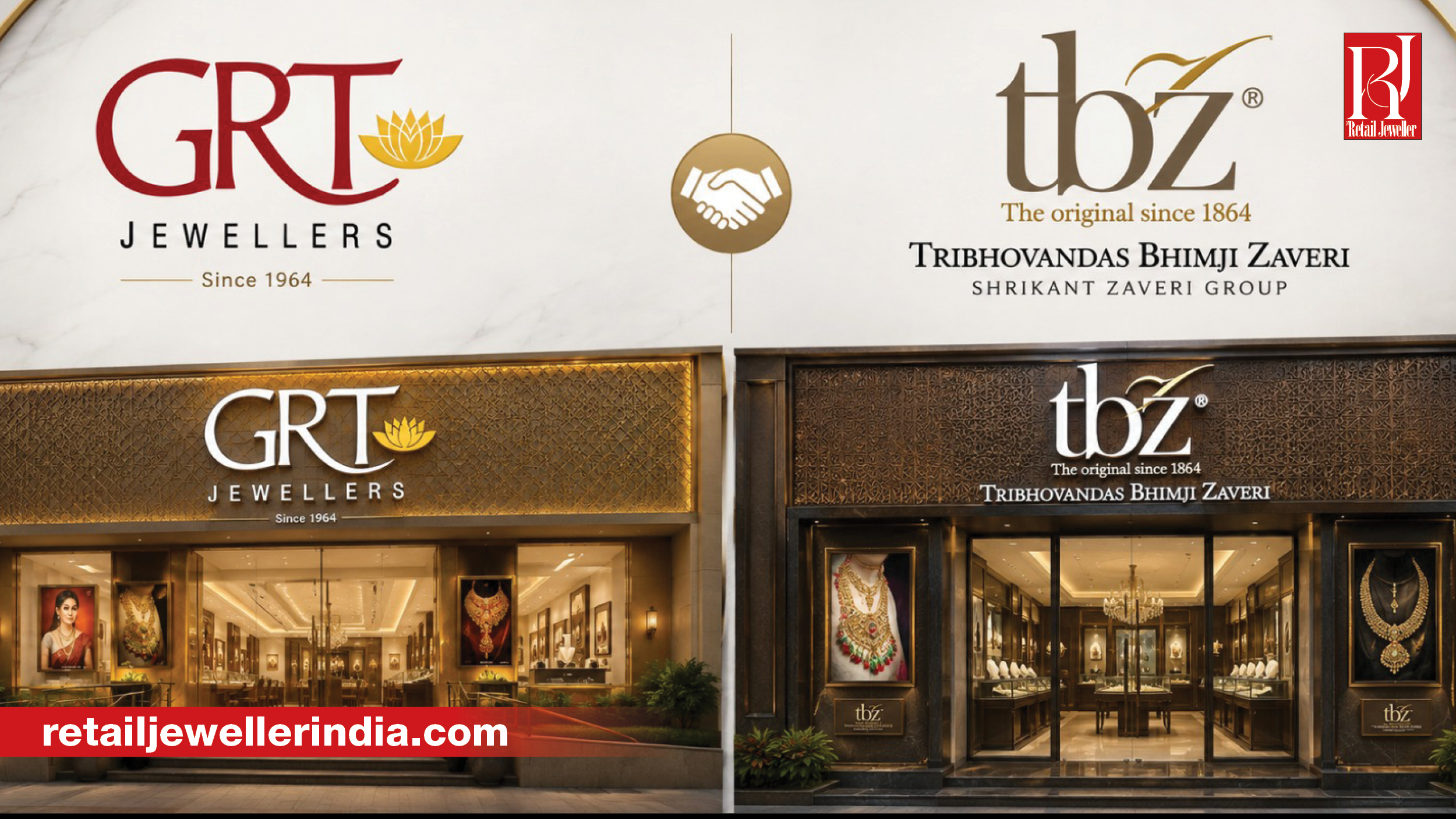 GRT Jewellers signs agreement to acquire a 74.12% stake in Tribhovandas Bhimji Zaveri for up to Rs 1,034 crore
