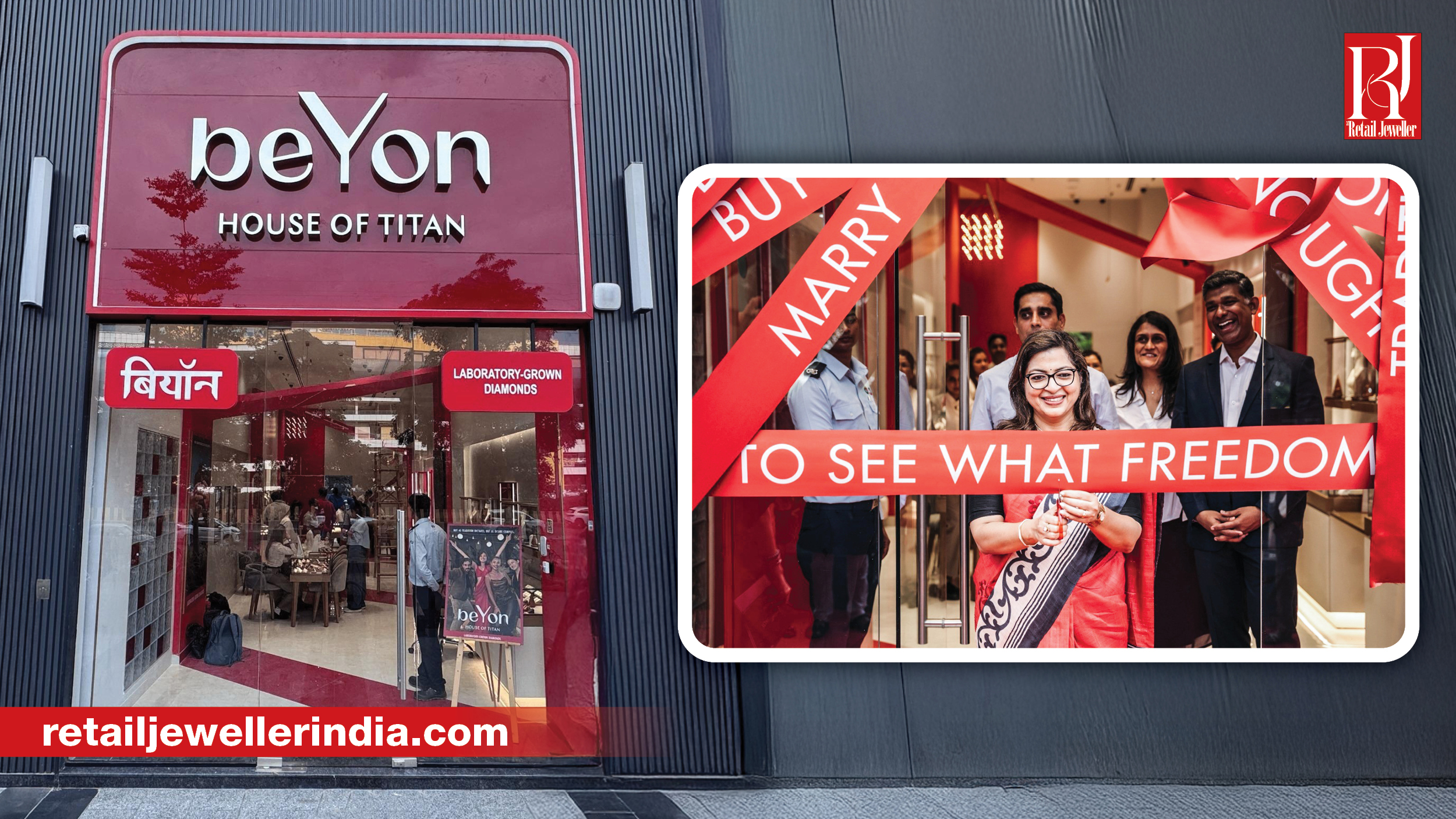 beYon’s new laboratory-grown diamond jewellery store in Sector 50, Noida.