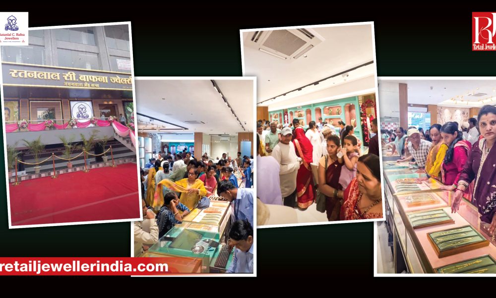 Ratanlal C. Bafna Jewellers’ 3,600 sq. ft. showroom in Khandwa, Madhya Pradesh.