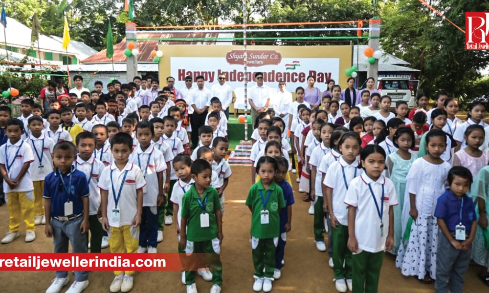 Shyam Sundar Co. Jewellers celebrated the 80th anniversary of the country’s Independence Day at Swarnagram, its initiative dedicated to showcase Warengbari, in Gomati district of Tripura, as a model village project