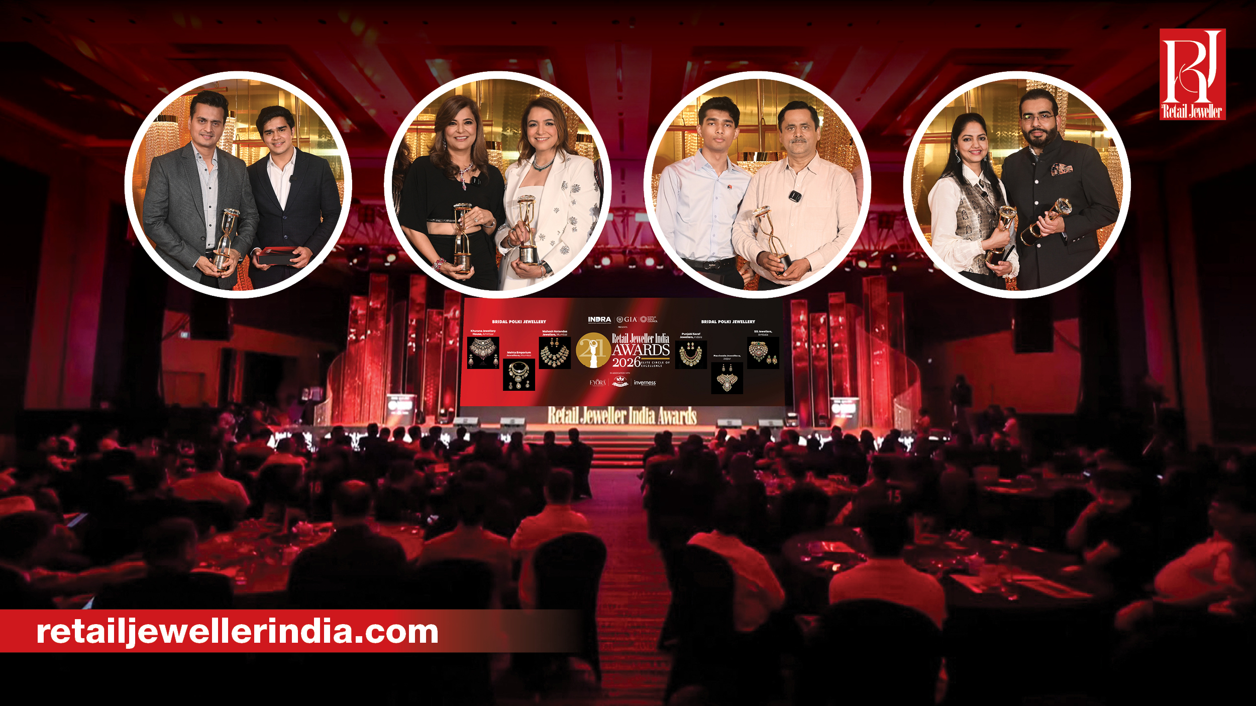 Retail Jeweller India Awards 2026 celebrates jewellery design, craftsmanship and innovation across 24 award categories in India.