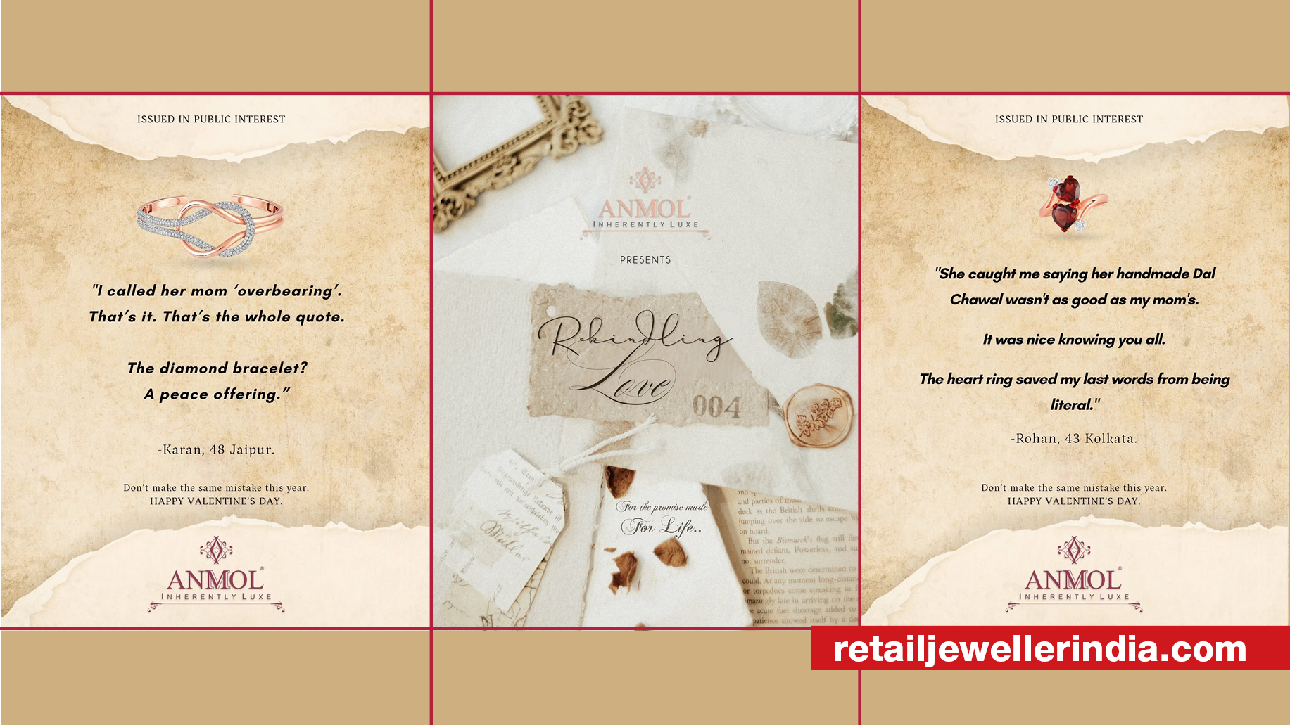 #RekindlingLove: Anmol Jewellers induces humour in its campaign reminding men about gifting