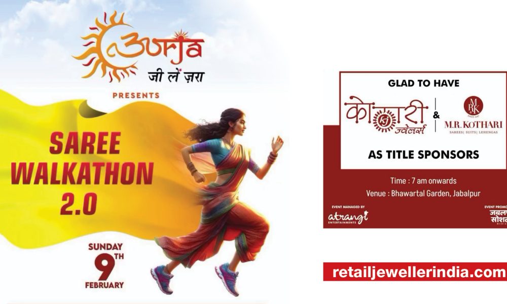 Kothari Jewellers promotes culture and tradition through its association with Saree Walkathon 2.0