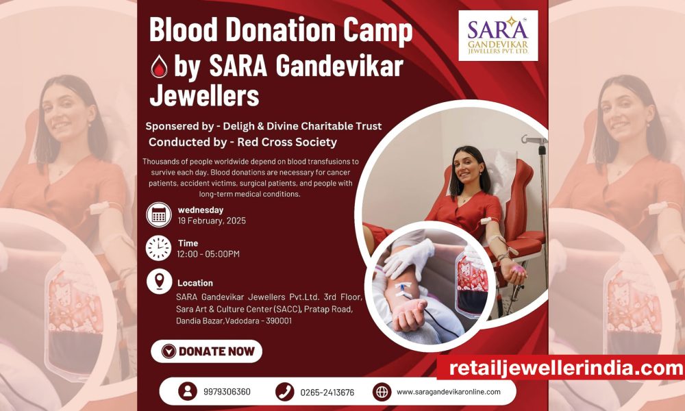 Sara Gandevikar Jewellers sets out to help thalassaemia patients with its blood donation camp