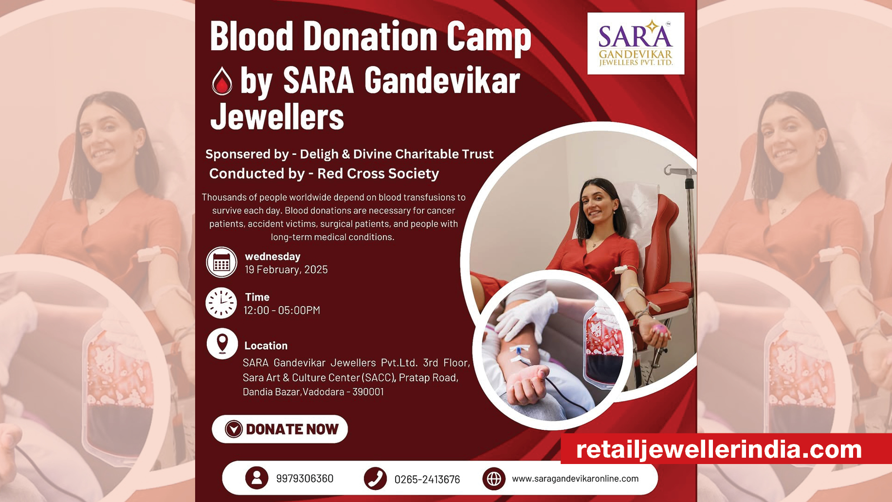 Sara Gandevikar Jewellers sets out to help thalassaemia patients with its blood donation camp