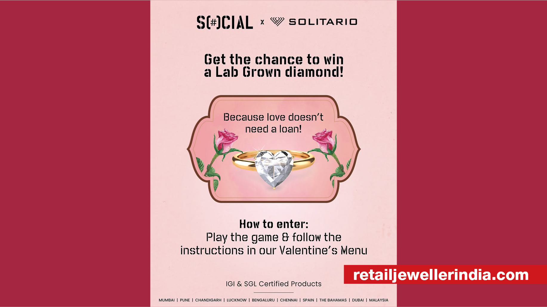 Solitario’s ‘Love Doesn’t Need a Loan’ campaign tells couples to move beyond online romance and go offline