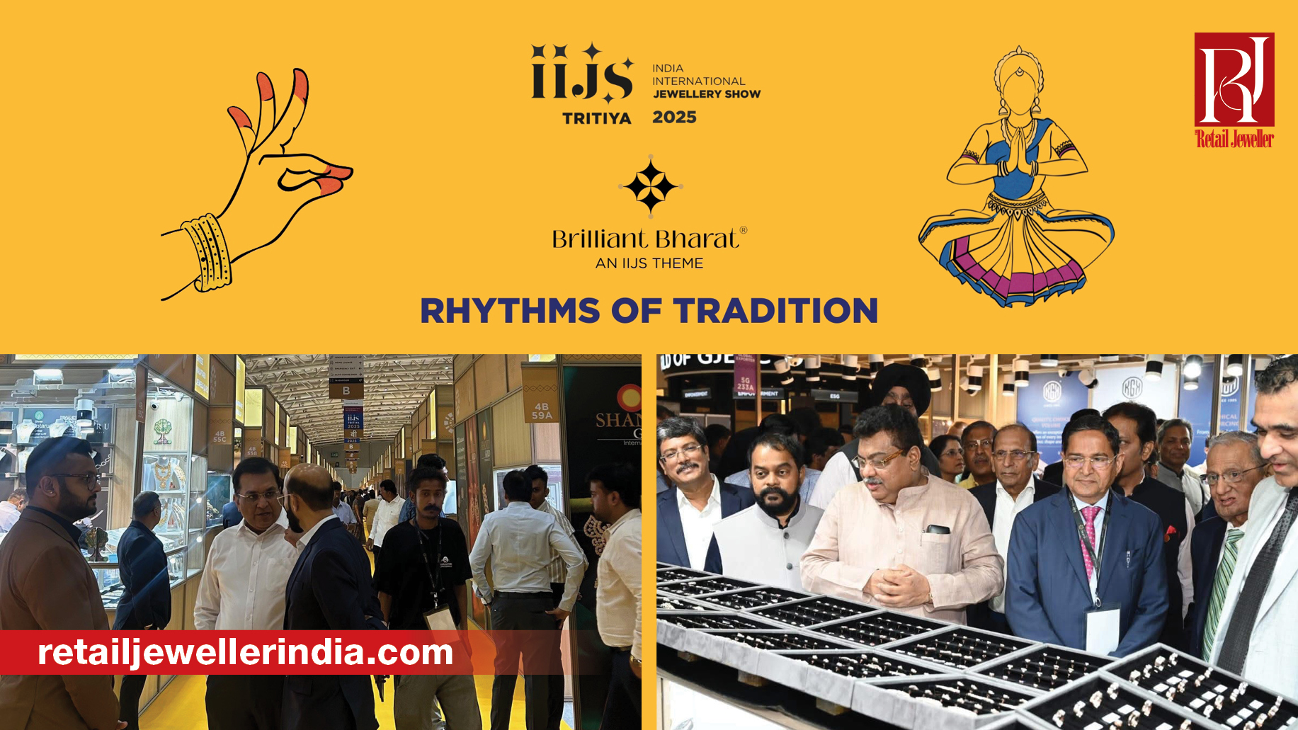 IIJS Tritiya 2025 spotlights diamonds, coloured gemstones and silver amid slower gold market movement