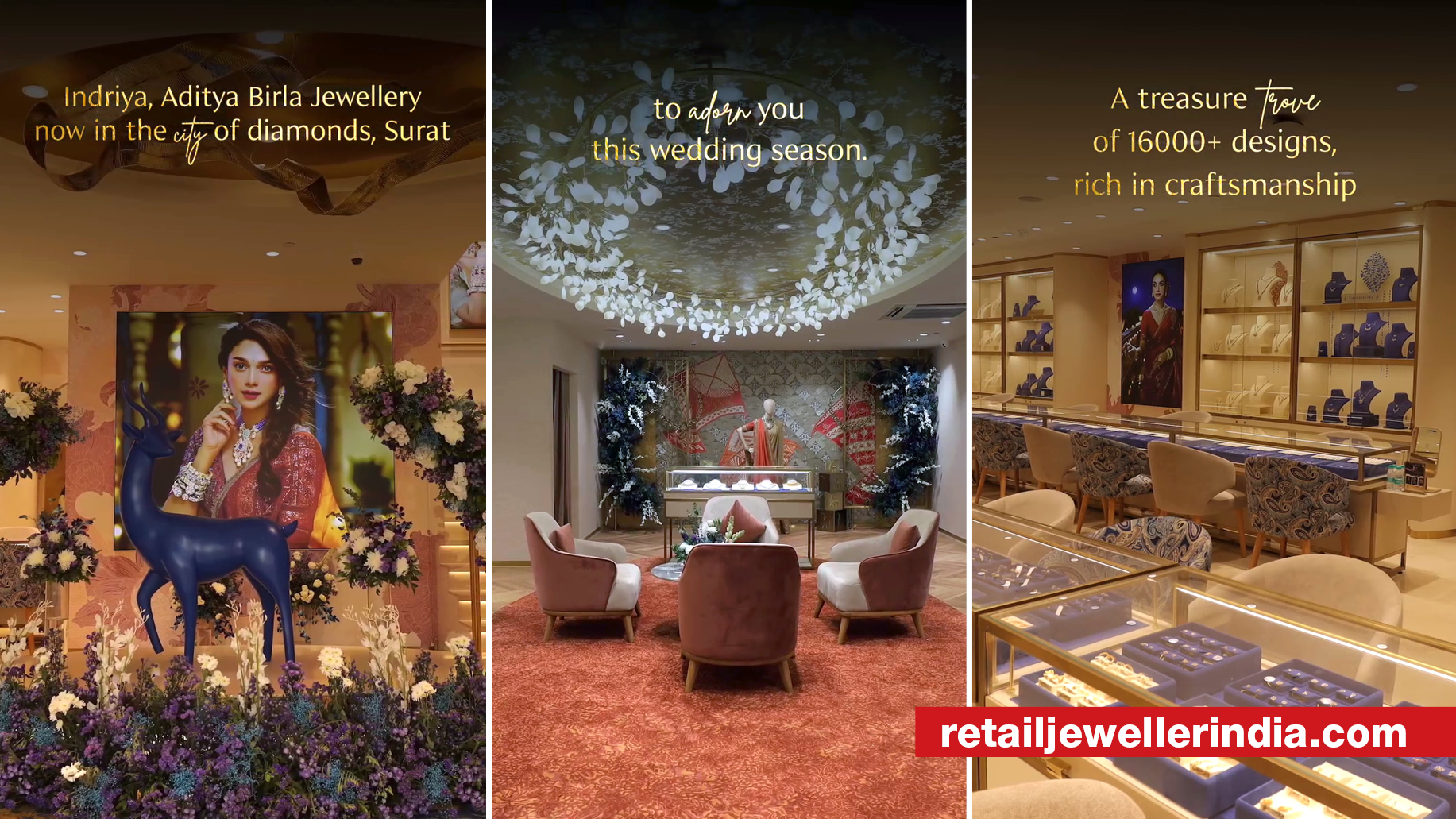 Indriya continues retail expansion with 11th jewellery store in SuratThe brand, launched by the Aditya Birla Group, has quickly expanded to 11 stores and plans to open more outlets in 10+ cities within six months