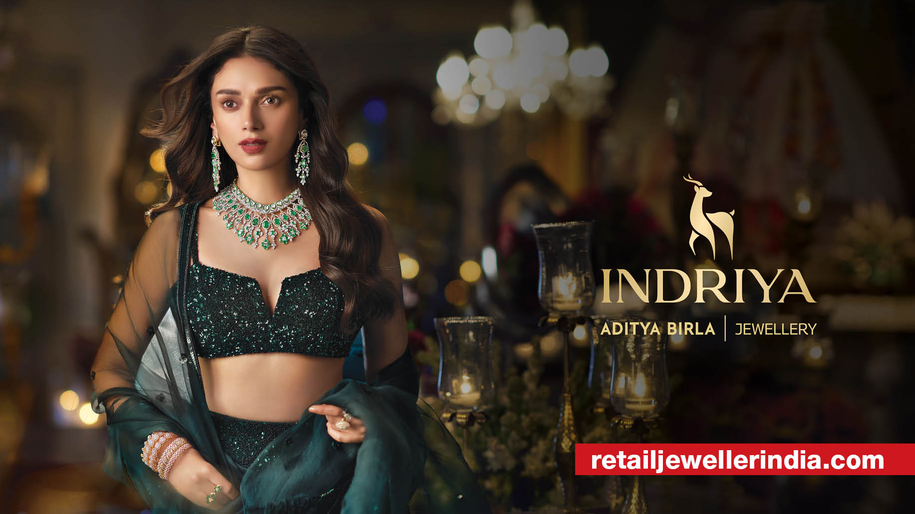 Indriya unveils its first bridal collection campaign with Aditi Rao Hydari, Shaheer Sheikh