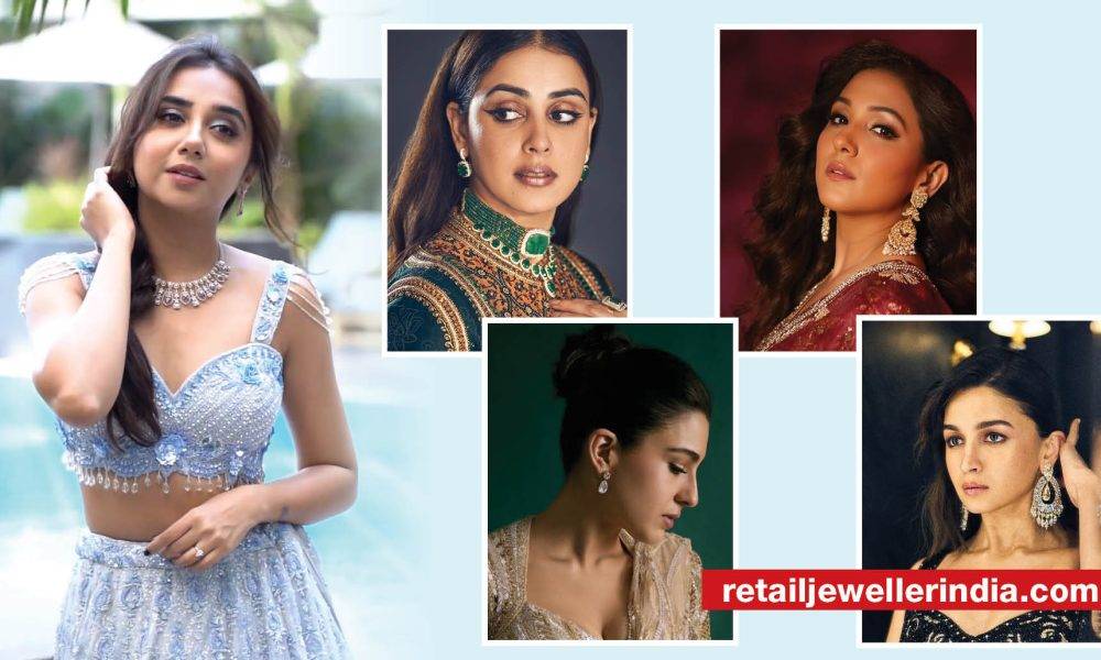 Bollywood actresses woo shutterbugs wearing jewellery by prominent Indian brands 