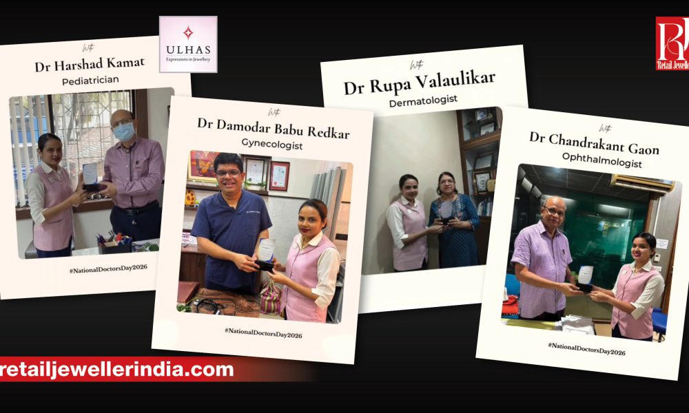 Ulhas Jewellers honours doctors in Margao and South Goa during its Jewels of Healthcare campaign.