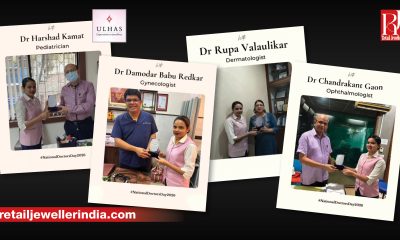 Ulhas Jewellers honours doctors in Margao and South Goa during its Jewels of Healthcare campaign.