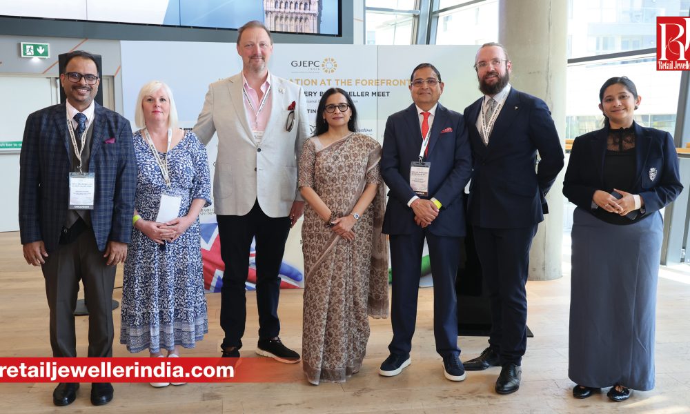 GJEPC leaders and industry representatives at the India-UK Buyer-Seller Meet ahead of the India-UK FTA implementation.