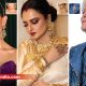 Celebrities including Rekha, Alia Bhatt and Isha Ambani wearing jewellery by leading luxury jewellery brands.