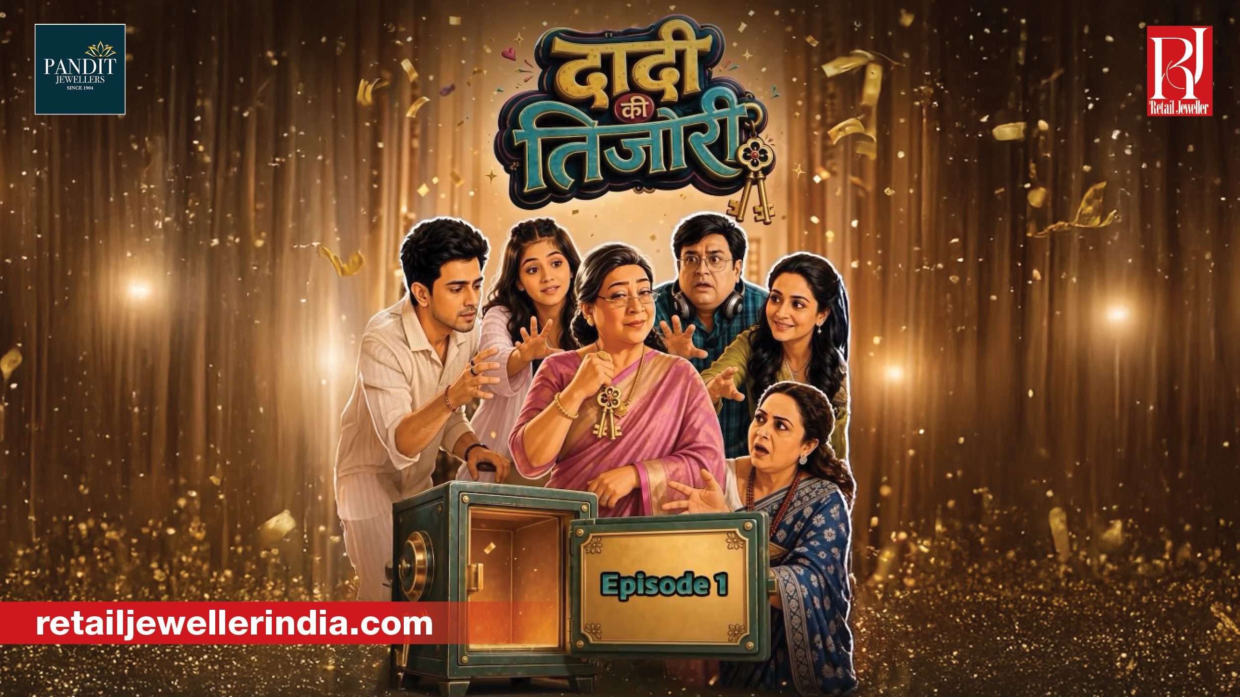 Pandit Jewellers' Dadi Ki Tijori campaign celebrates heirloom jewellery and family traditions across generations.