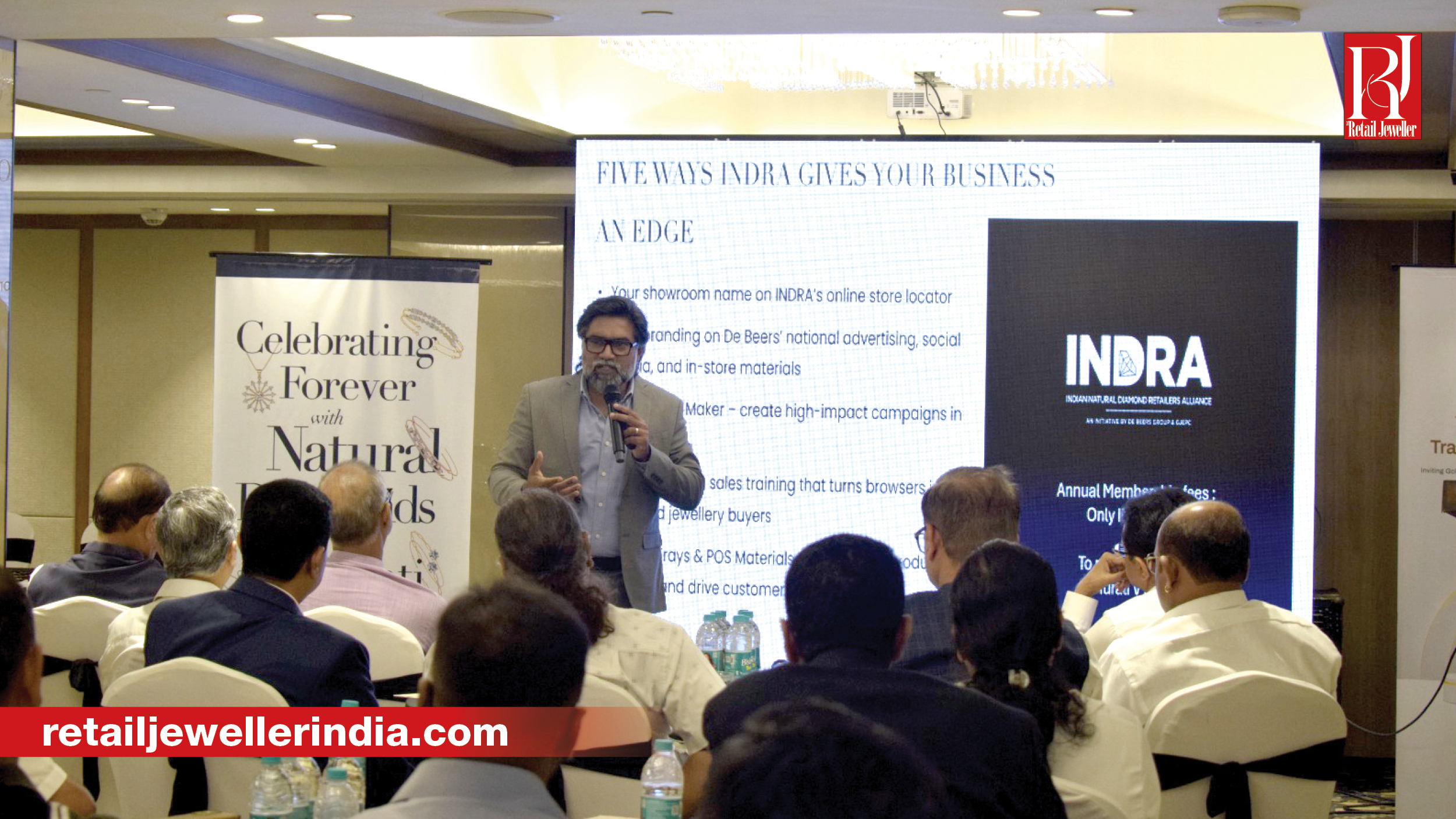 De Beers hosted a natural diamond trade evening in Guwahati, bringing together the city's independent jewellery retailers, regional trade bodies and manufacturers for a day of conversation on the future of the natural diamond business in the Northeast
