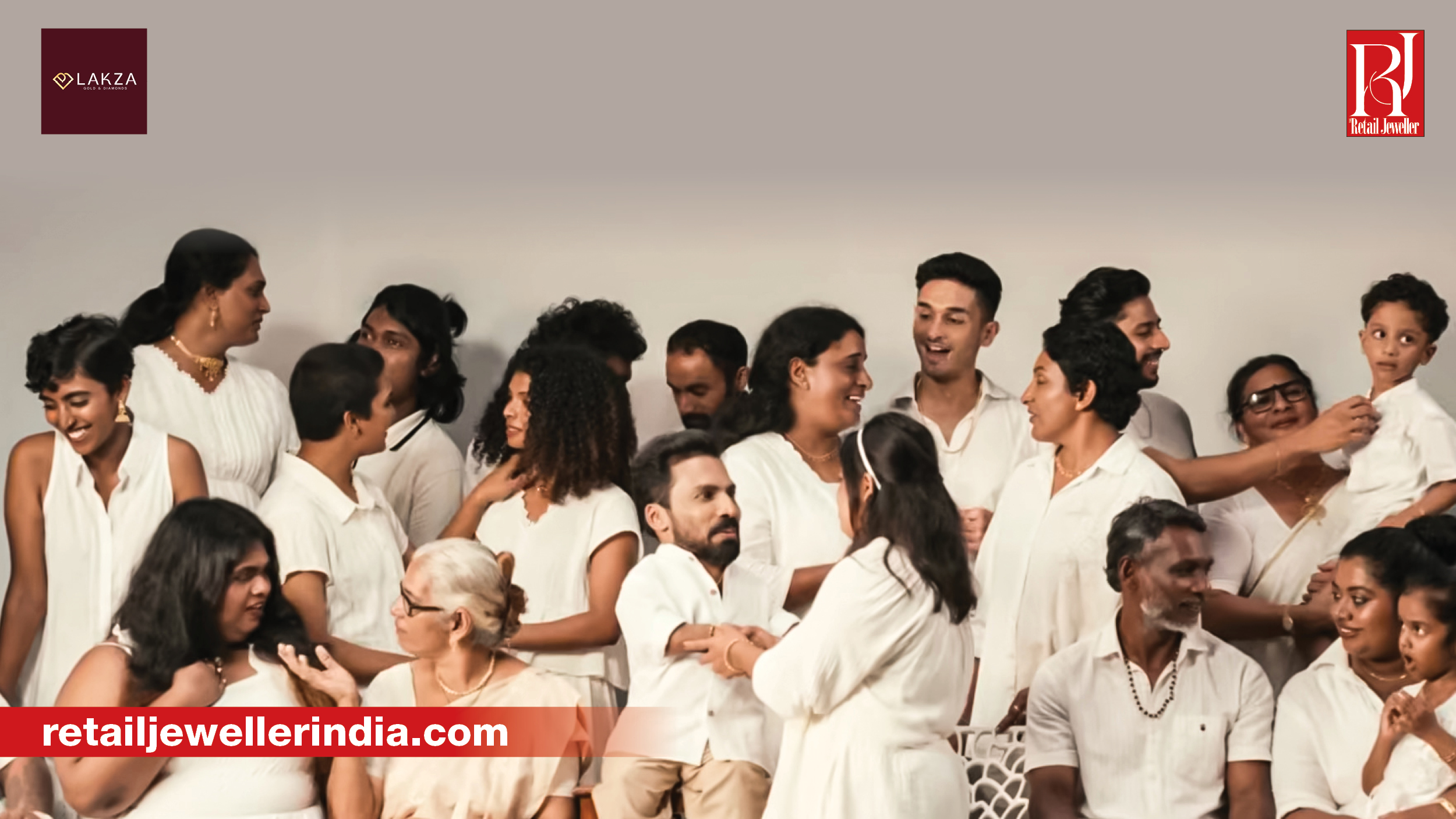 Participants featured in Lakza Gold & Diamonds' Celebrating Every Beauty campaign promoting inclusivity in jewellery.