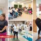 Guests wear Ekaraa's new Padel Bracelets during an in-store pilates session at the brand's Mumbai atelier.