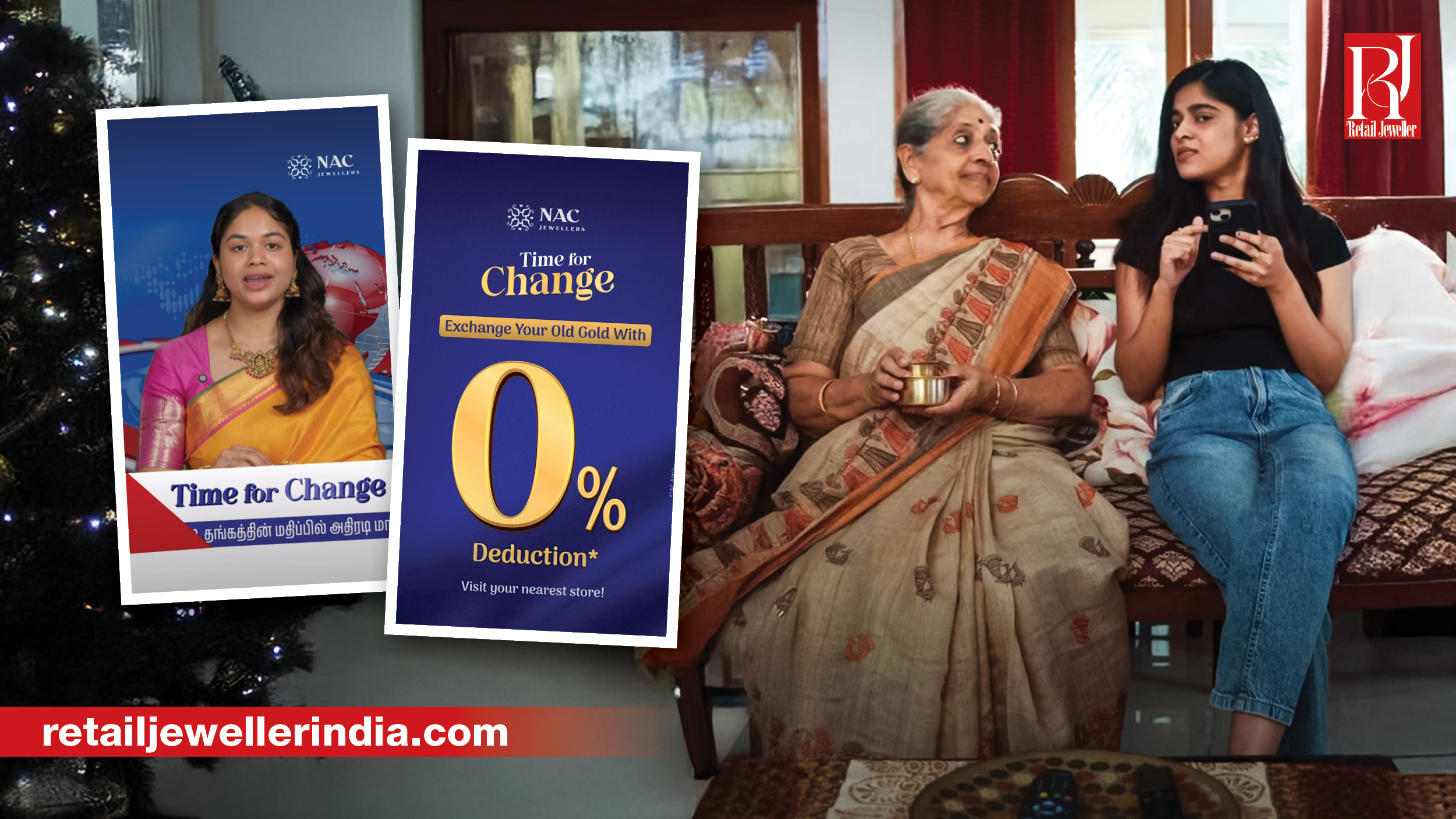NAC Jewellers has launched its ‘Time for Change’ video series, focusing on gold exchange as a route for customers to upgrade existing jewellery