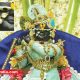 Bespoke pearl nose pin crafted by Lahore Jewellers Jagdish Kapoor for Shri Radha Raman Ji.