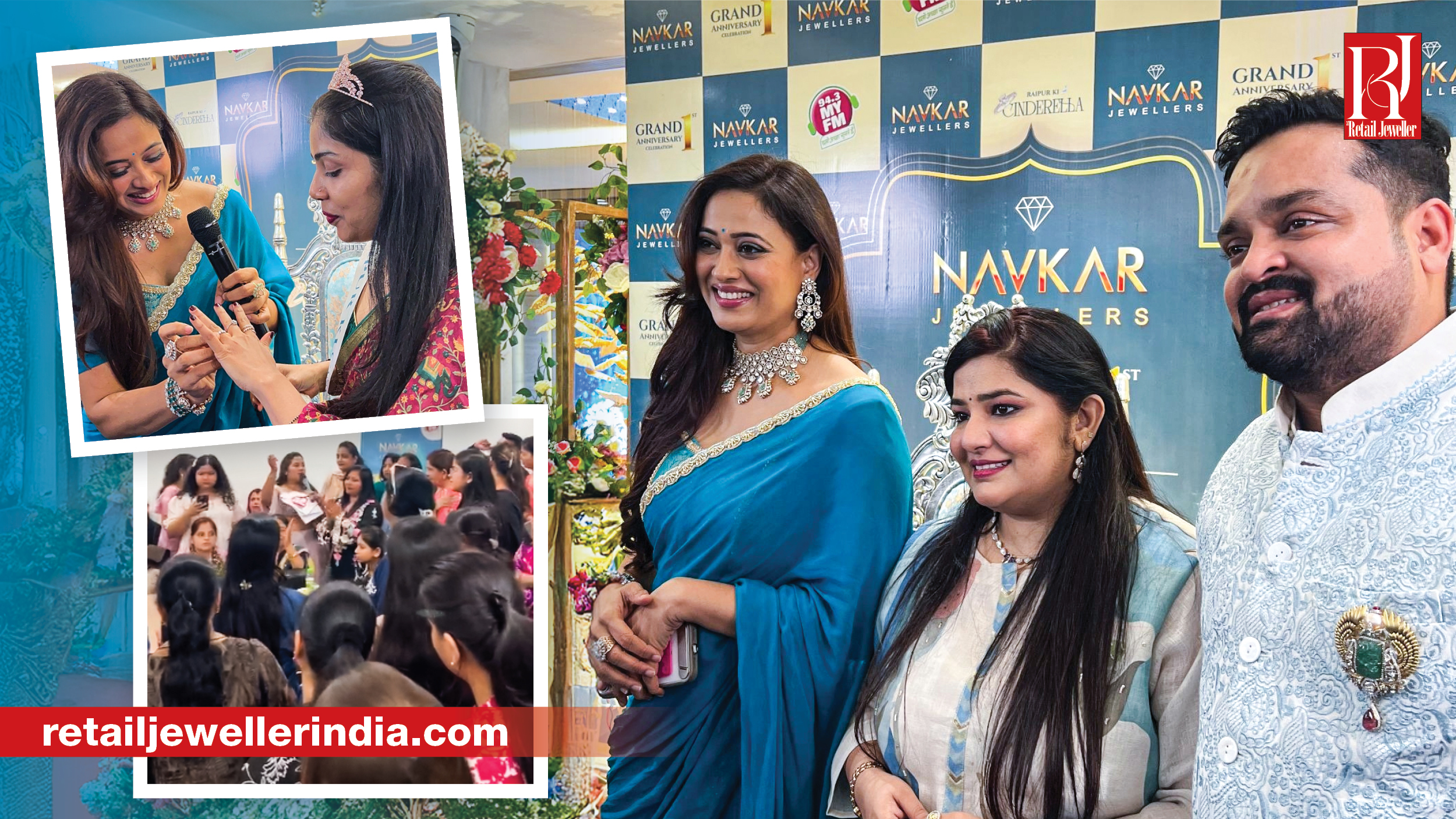 Navkar Jewellers recently marked its first anniversary in Raipur with a campaign that brought customers directly into the spotlight. Titled ‘Raipur Ki Cinderella’