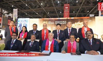 Dubai Jewellery Group and Jewellers Association Jaipur officials sign a strategic MoU during JAS 2026 in Jaipur.