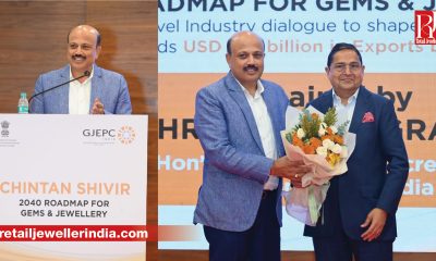 India’s gems and jewellery sector targets $100 billion in exports by 2040 under the Chintan Shivir roadmap.