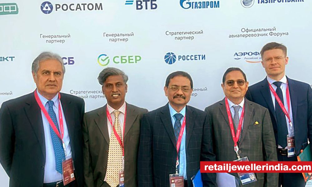 Indian delegation discusses BRICS cooperation in diamond industry at St. Petersburg forum, Russia