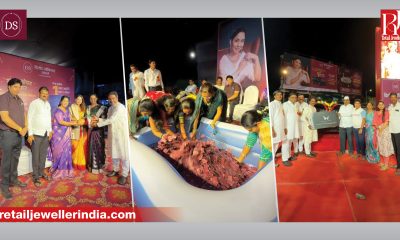 Mahindra Thar displayed outside Dilip Sonigara Jewellers' Chakan showroom during the Super Bumper Offer.