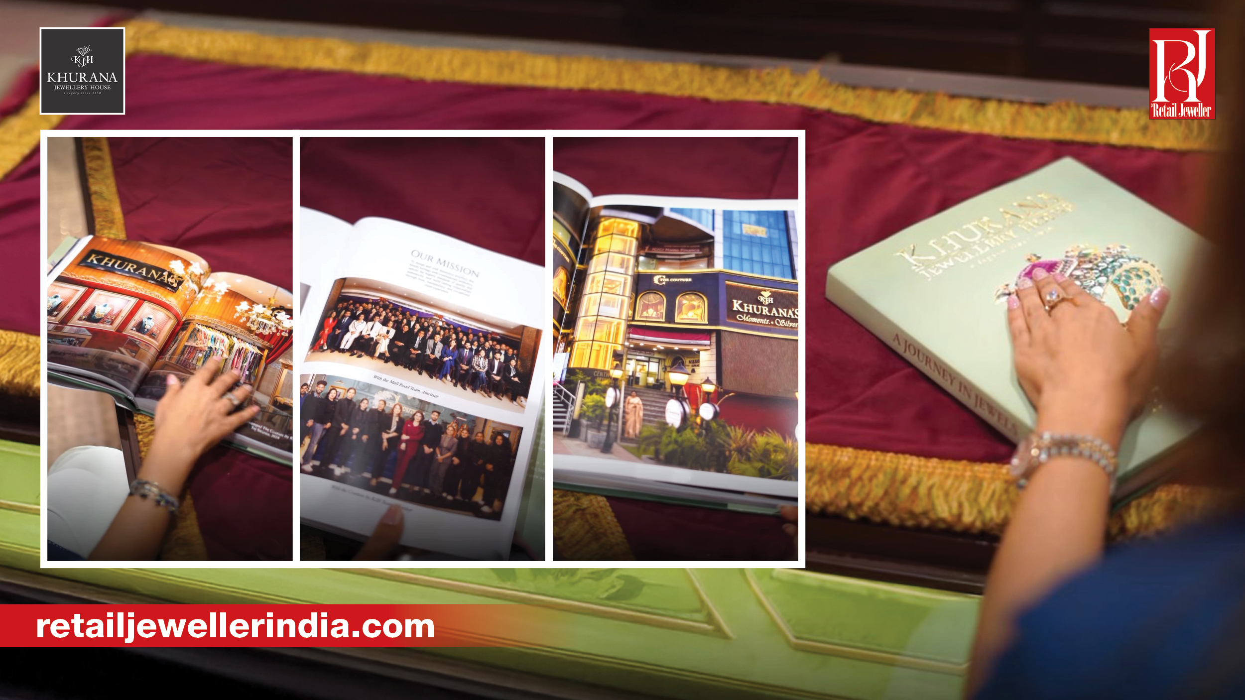 Soumya Peshawaria Khurana highlights Khurana Jewellery House's 75-year legacy through a commemorative book.