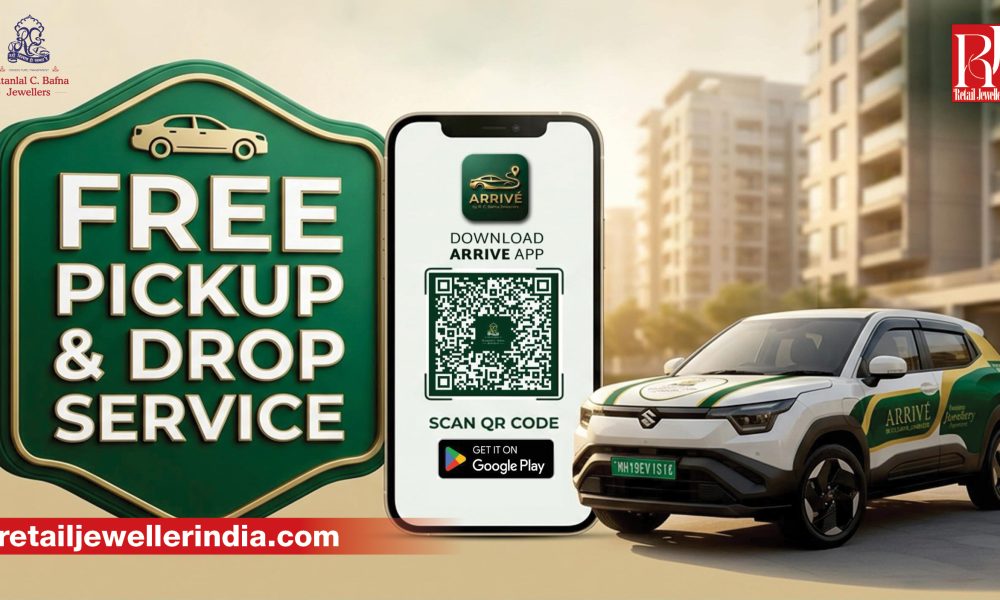 Ratanlal C. Bafna Jewellers launches the Arrivé EV pick-up service app for customers in Jalgaon.