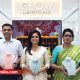 Actor Ramya Pandiyan inaugurates the new Glow by Kirtilals showroom in Adyar, Chennai.