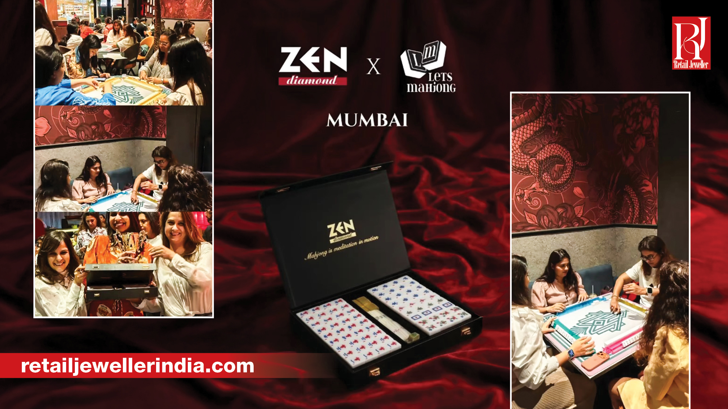Zen Diamond India hosts a Mahjong tournament featuring customers and the limited-edition Mahjong Diamond Set