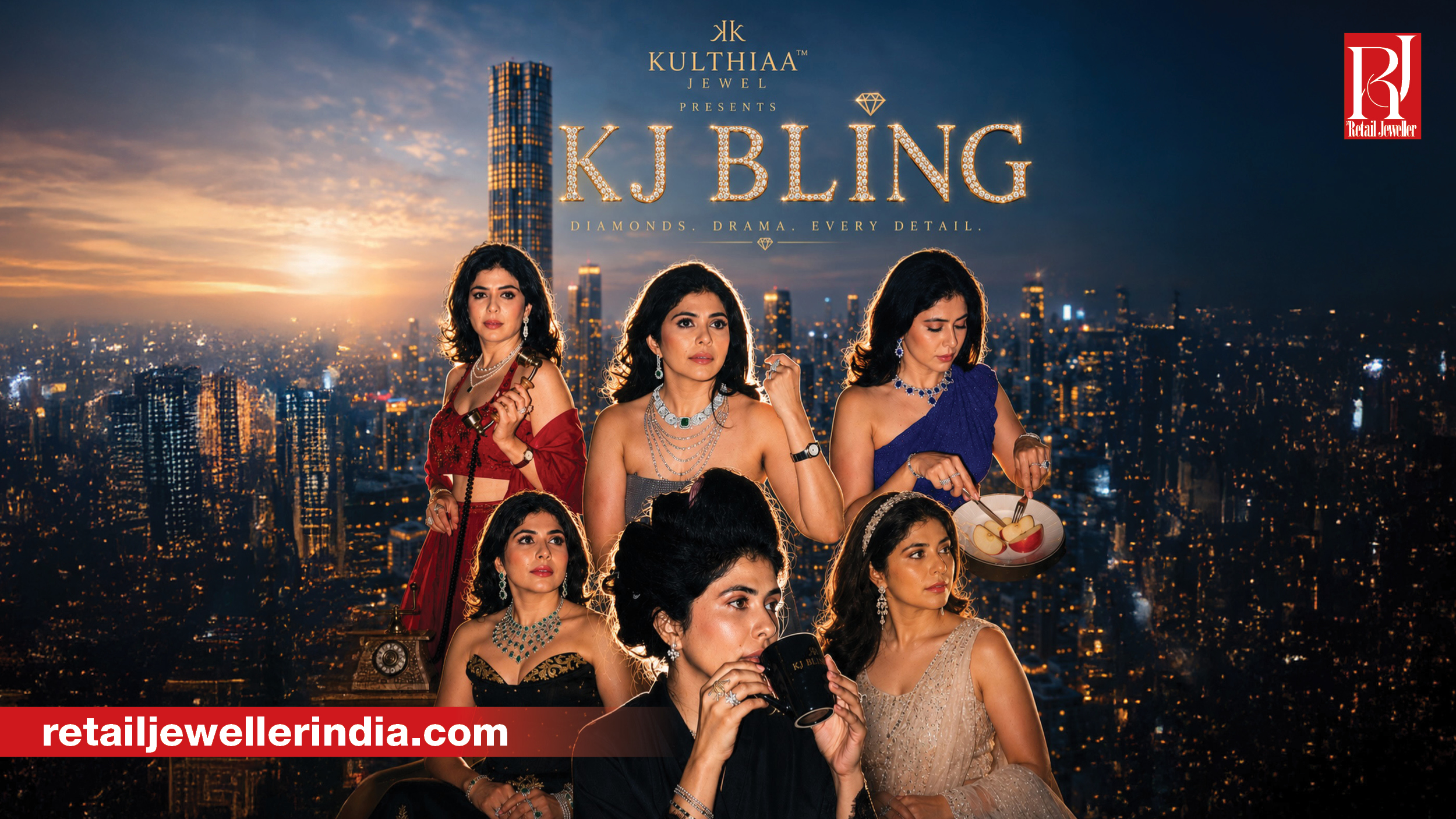 Kolkata-based fine jewellery house Kulthiaa Jewel has just launched a fictional luxury lifestyle content series titled ‘KJ Bling’