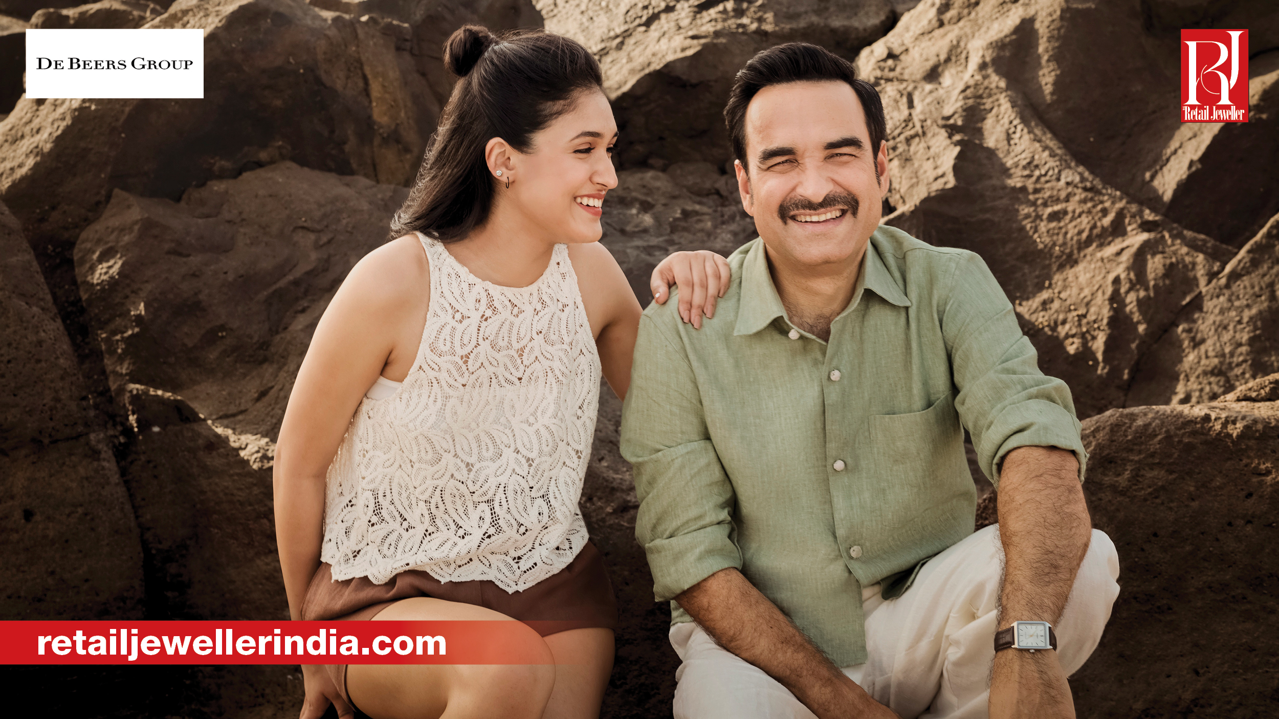 Pankaj Tripathi and daughter Aashi in De Beers Group's Father's Day campaign celebrating the father-daughter bond.