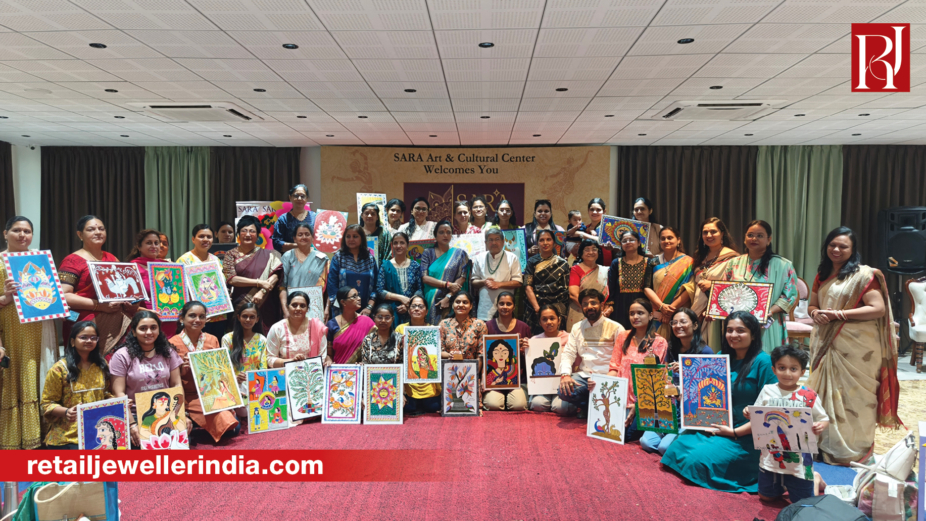 Sara Gandevikar Jewellers hosts women-centric painting competition, promotes folk art on Women’s Day 