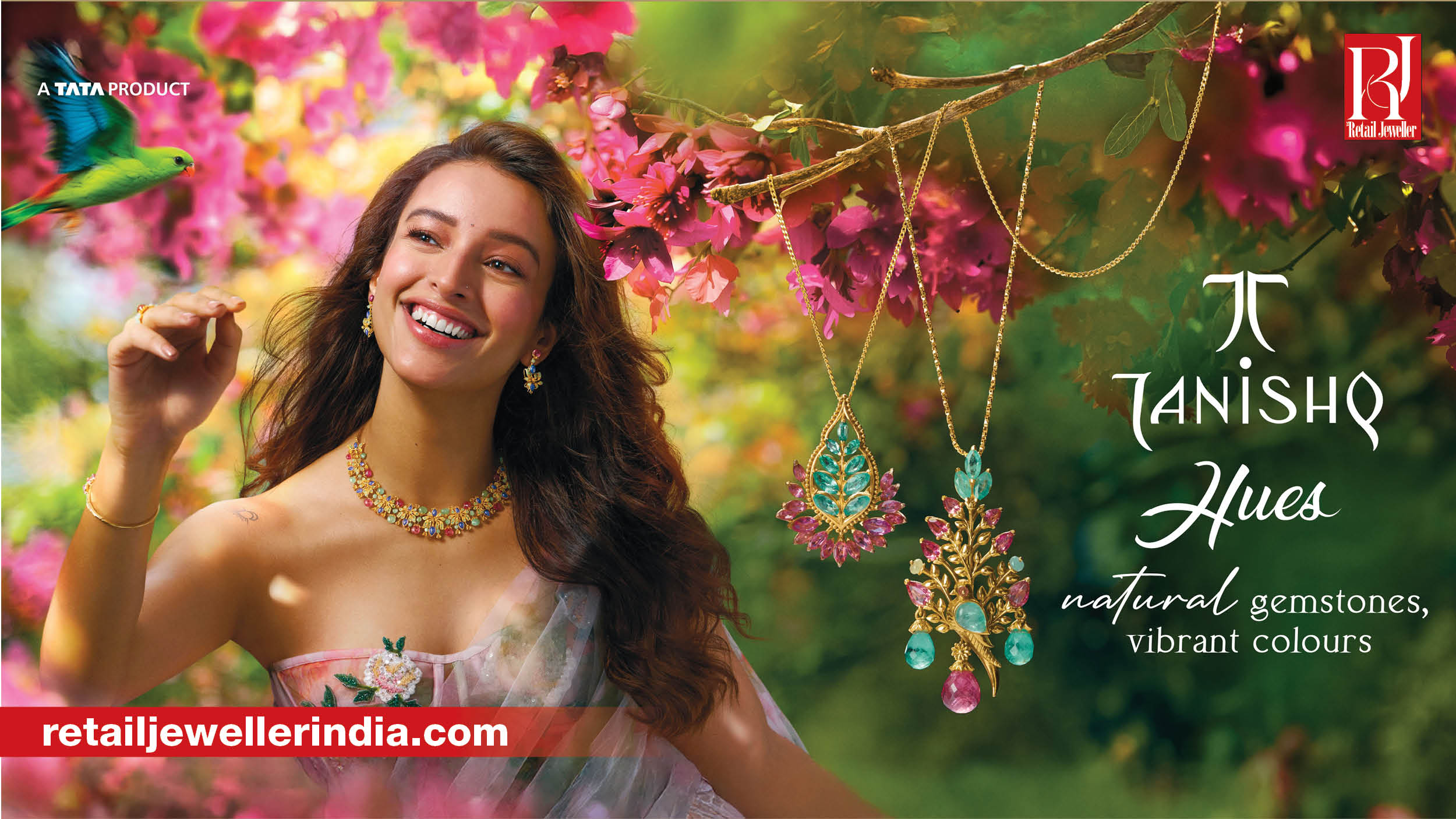 Tanishq enters natural gemstones category with Triptii Dimri