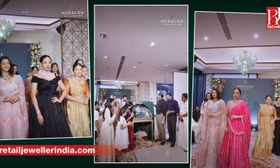 Meralda Jewels recently organized a fashion show at its Thalassery store in Kerala