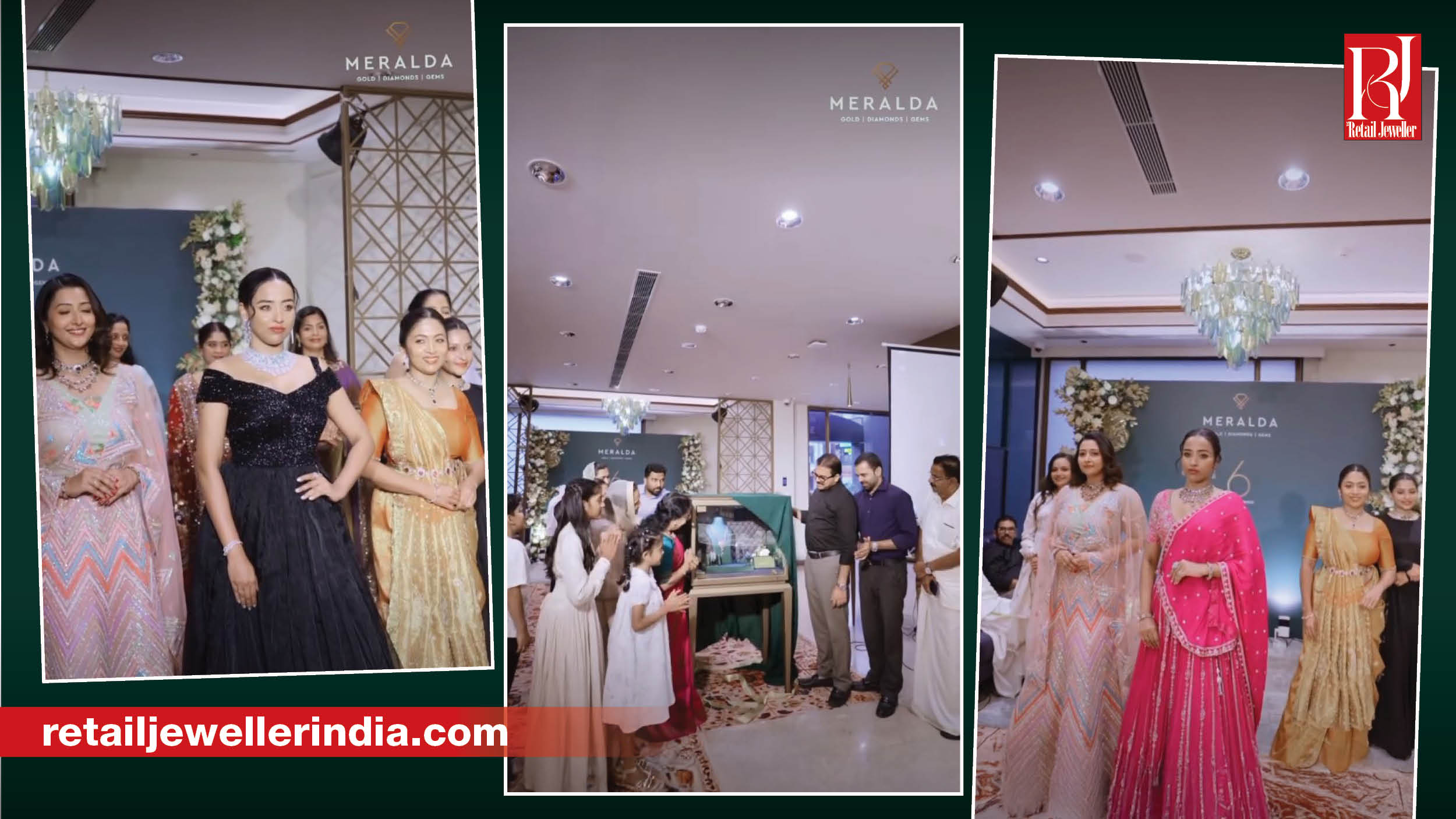 Meralda Jewels recently organized a fashion show at its Thalassery store in Kerala