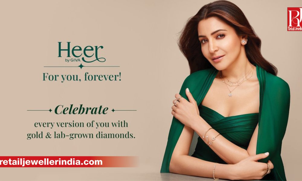GIVA has announced Anushka Sharma as the face of ‘Heer by GIVA’, its gold and lab-grown diamond jewellery brand, and launched a campaign titled ‘For You, Forever’ with her.
