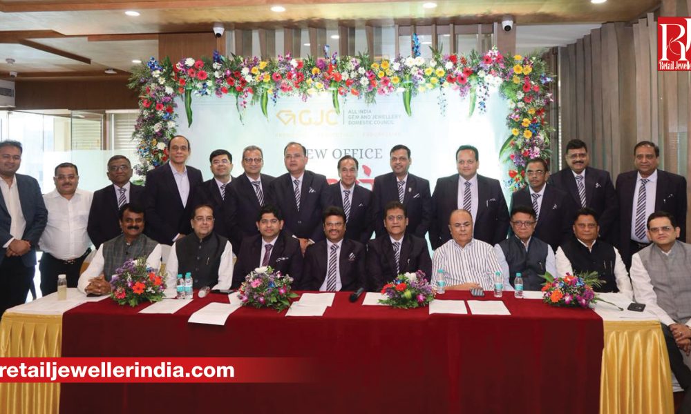 The All India Gem & Jewellery Domestic Council (GJC), representing over six lakh jewellers across India, marked a milestone with the inauguration of its new office at Trust House, Parel East, Mumbai