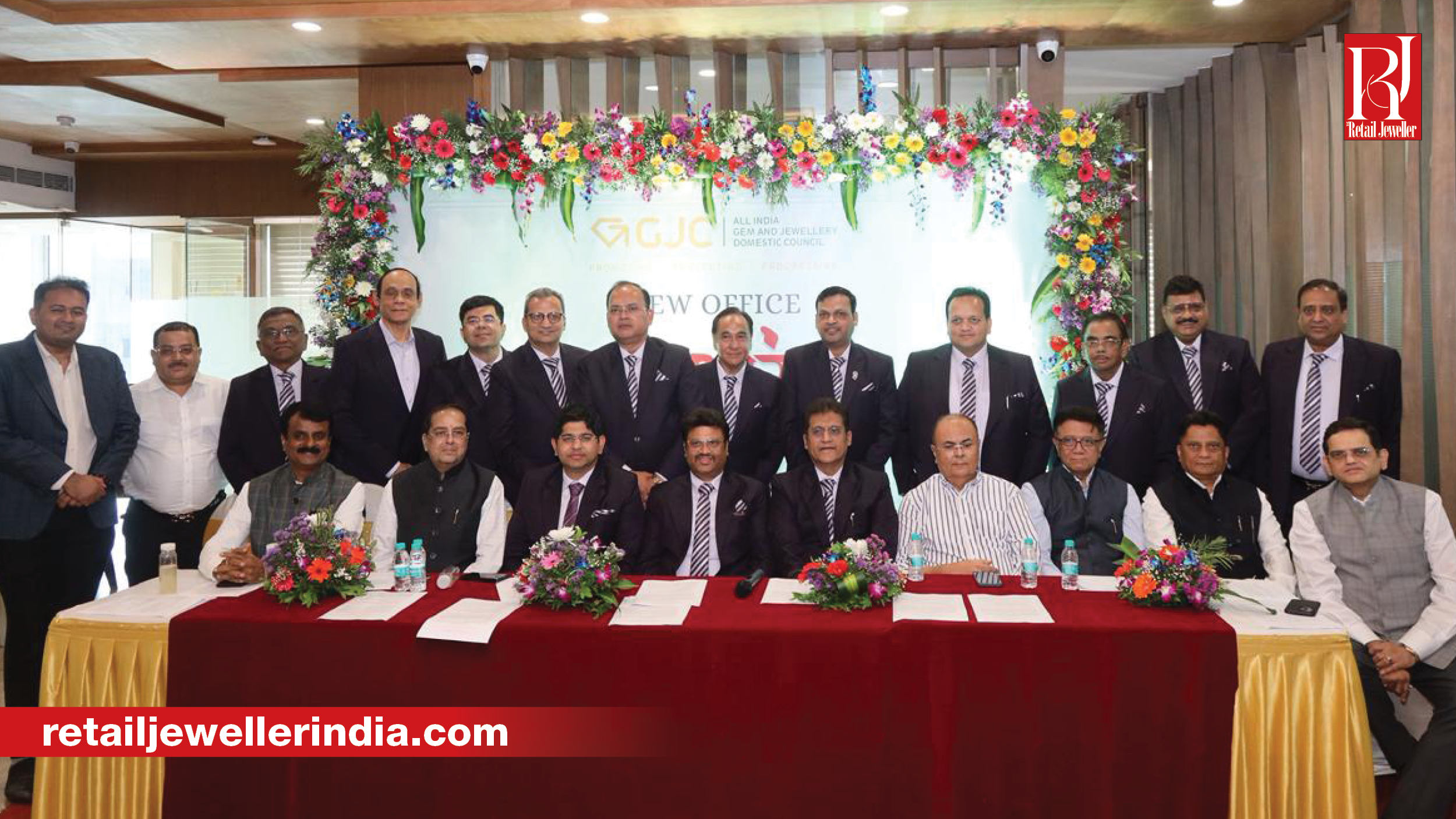 The All India Gem & Jewellery Domestic Council (GJC), representing over six lakh jewellers across India, marked a milestone with the inauguration of its new office at Trust House, Parel East, Mumbai