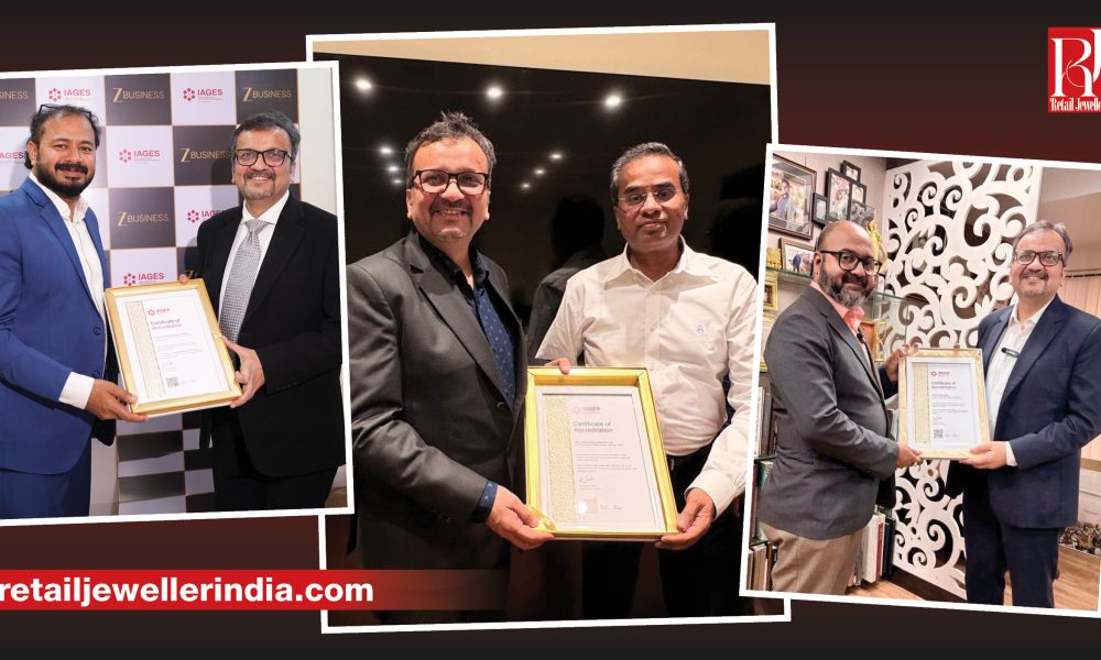 The Indian Association for Gold Excellence and Standards (IAGES), a self-regulatory body, has crossed the milestone of 100 accredited partners