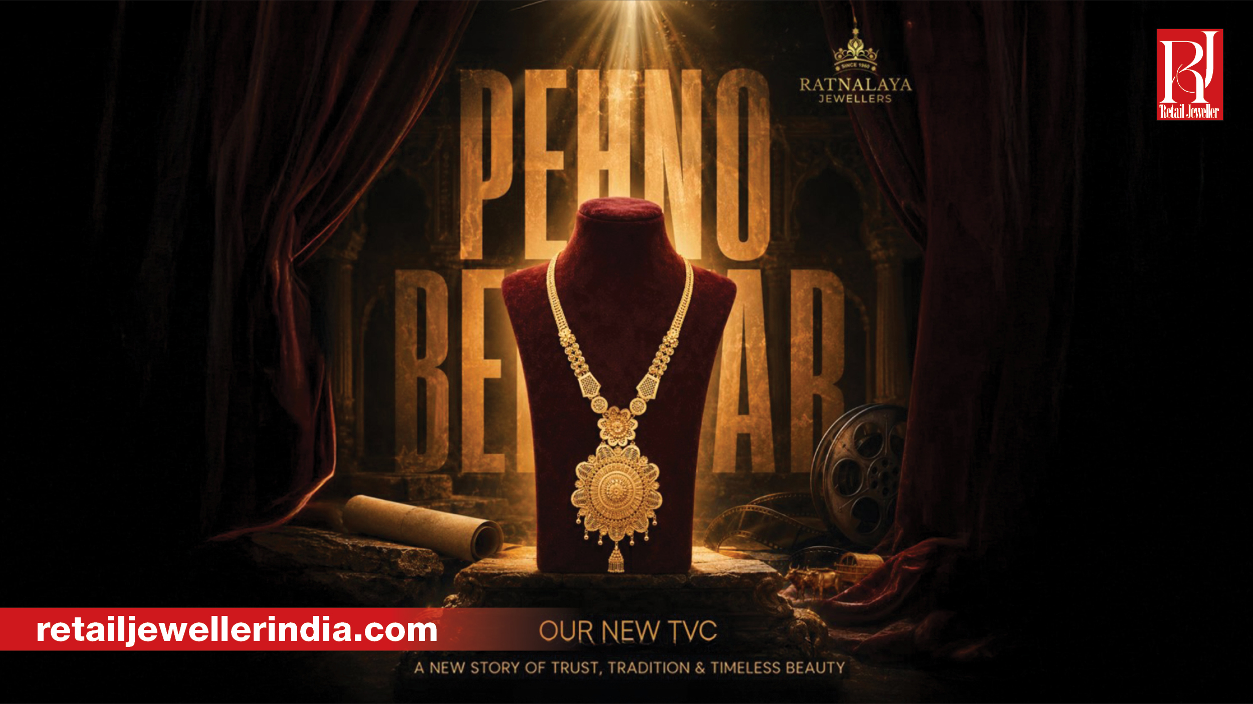 Ratnalaya Jewellers promotes jewellery insurance through its Pehno Befikar campaign