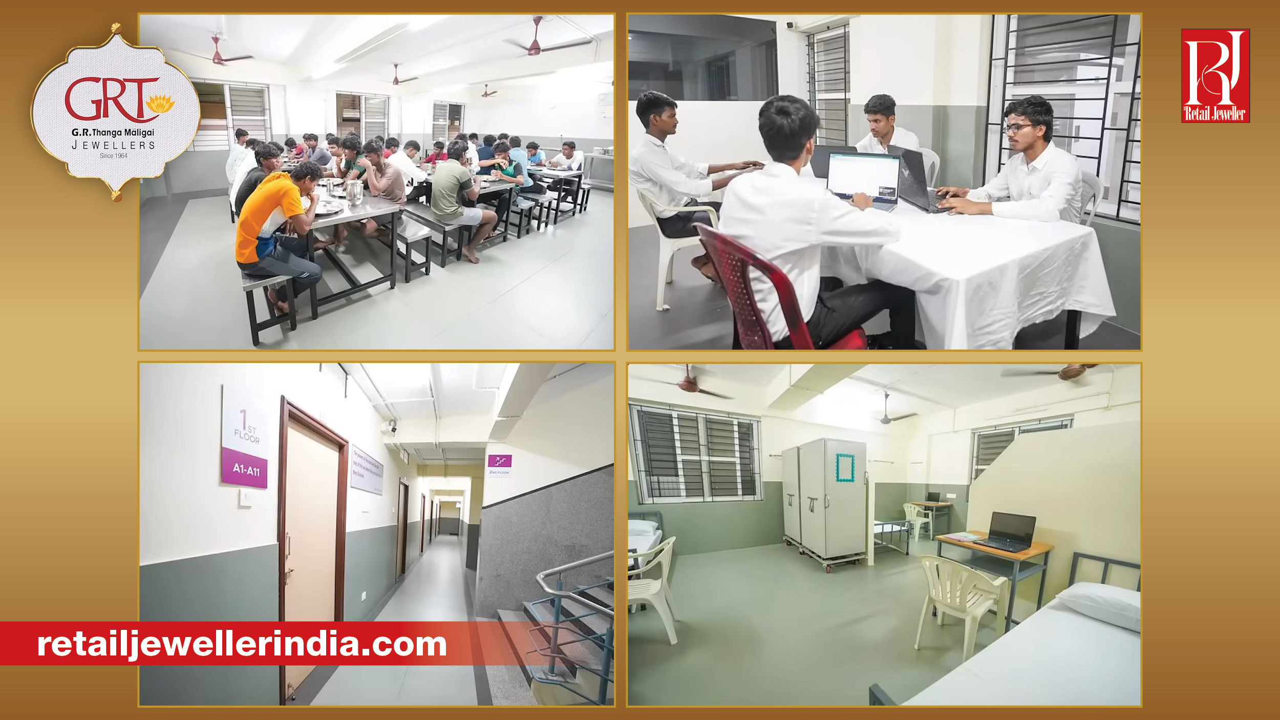 Students at the newly launched GRT Mahalakshmi Boys Hostel in Porur, Chennai