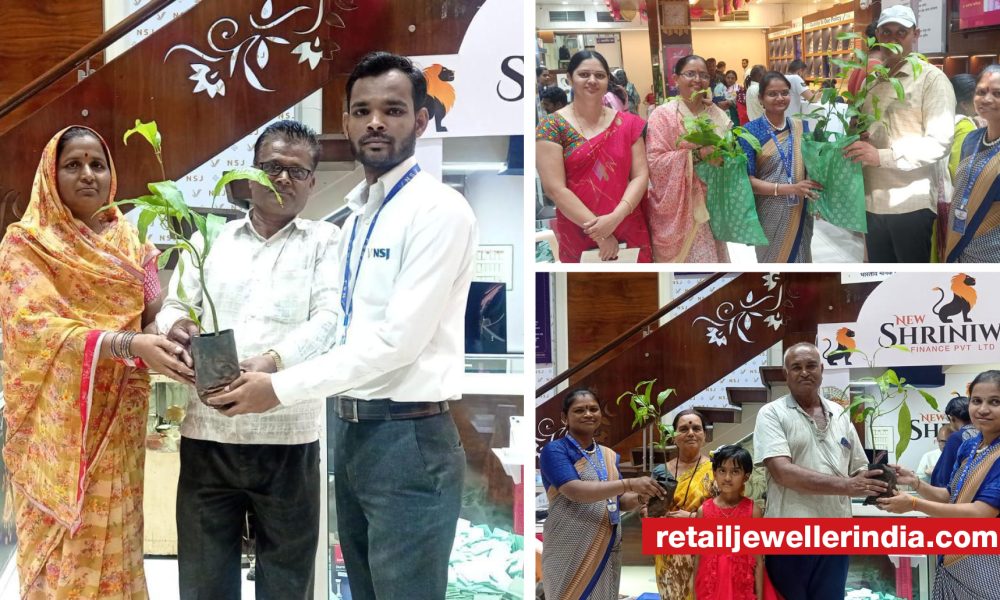 New Shriniwas Jewellers initiates green drive for its rural customers, aims to plant 3000 trees by July 2024 