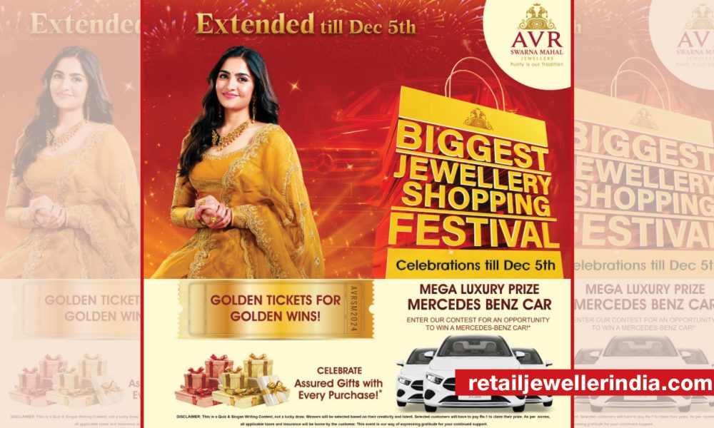 AVR Swarna Mahal Jewellers declares a Merc as grand prize for ‘The Biggest Jewellery Shopping Festival’